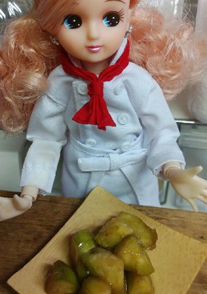 リカちゃん♡白 なす オリーブオイルꕤ-レシピのメイン写真