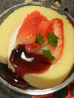 ロールケーキ(透析食)-レシピのメイン写真