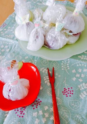 秋のフルーツでカルピス茶巾-レシピのメイン写真