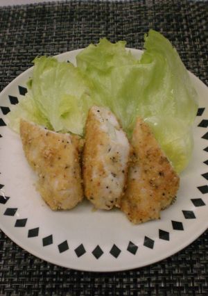 鶏ささみとエリンギのパン粉焼き-レシピのメイン写真