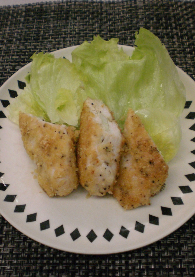 鶏ささみとエリンギのパン粉焼き-レシピのメイン写真