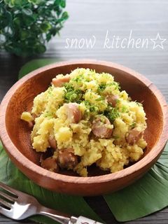 さつまいもとウインナーの和風サラダ-レシピのメイン写真
