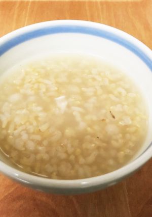 玄米と押麦の出汁のお粥☆圧力鍋-レシピのメイン写真