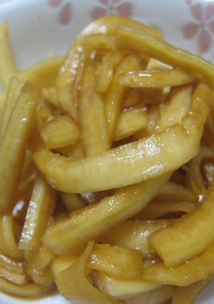 ☆簡単～大根の皮のしょうゆ漬け☆-レシピのメイン写真