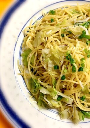 簡単♪キャベツとしらすの柚子胡椒パスタ-レシピのメイン写真