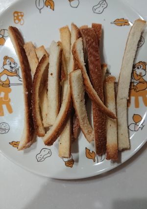 グリルでパン耳ラスク-レシピのメイン写真