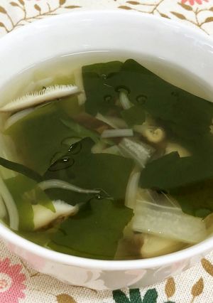 減塩！しいたけ香る中華スープ-レシピのメイン写真