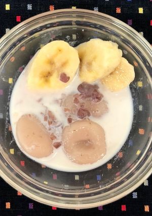 いちごジャム白玉のミルクぜんざい-レシピのメイン写真