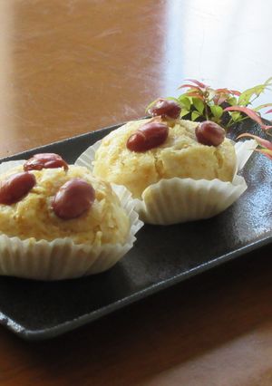 金時豆の酒蒸し饅頭-レシピのメイン写真