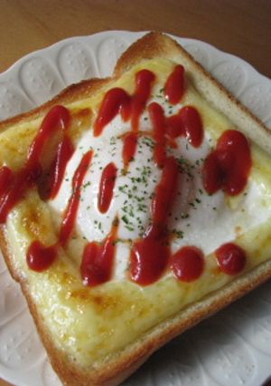 パン屋さんでも売ってた*エッグトースト*-レシピのメイン写真