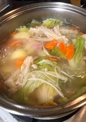 鶏だし鍋-レシピのメイン写真