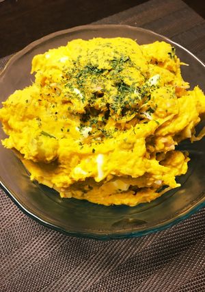 レンジでこくうま！ かぼちゃサラダ-レシピのメイン写真