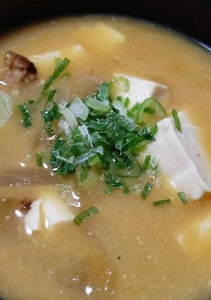 鯖味噌の味噌汁-レシピのメイン写真