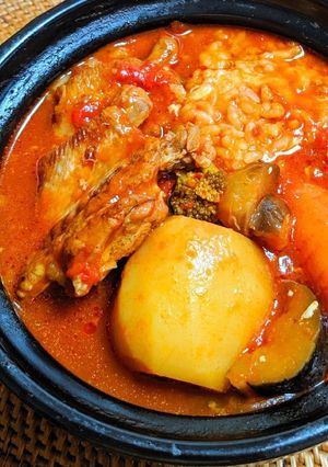 トマト煮込みリメイク✿チーズリゾット-レシピのメイン写真