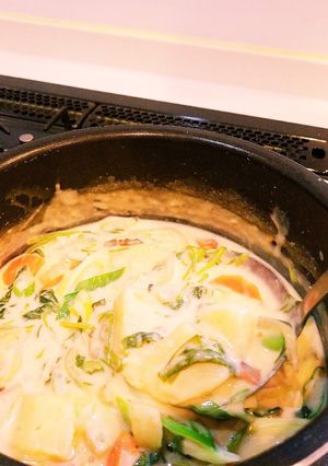 体ぽかぽか♪あさりと野菜のシチュー-レシピのメイン写真