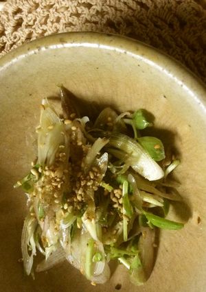 ミョウガと豆苗のごまぽんず和え-レシピのメイン写真