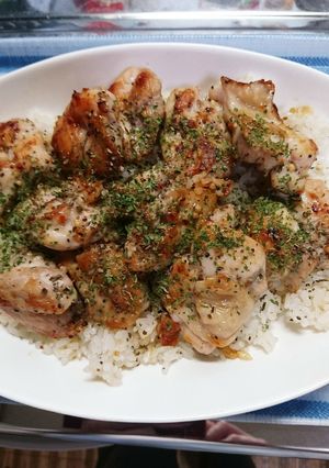 香草焼き&バターライスq(^-^q)-レシピのメイン写真