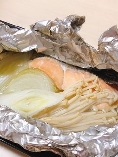 秋鮭ときのこのホイル焼き-レシピのメイン写真