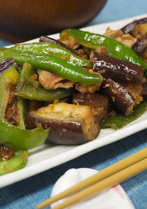 『なすの醤油しょうが炒め』-レシピのメイン写真