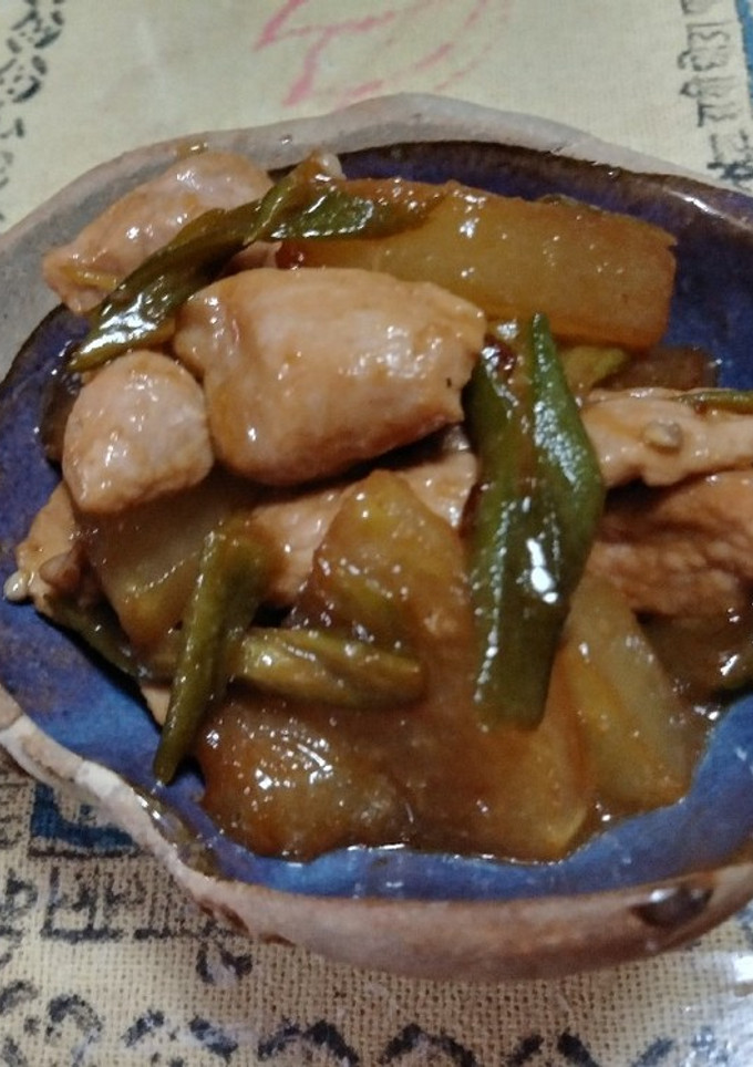 豚肉と冬瓜の炒めもの(簡単)-レシピのメイン写真