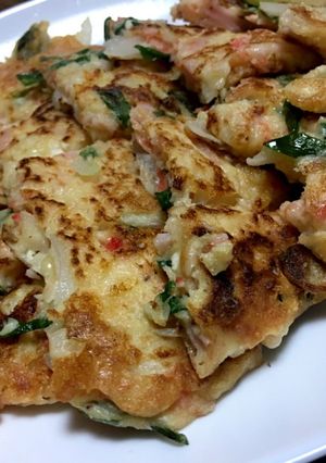カリッふわ豆腐チヂミ-レシピのメイン写真