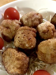 豚薄切り肉で一口チーズ唐揚げ-レシピのメイン写真