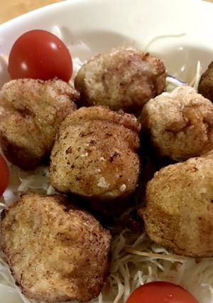 豚薄切り肉で一口チーズ唐揚げ-レシピのメイン写真