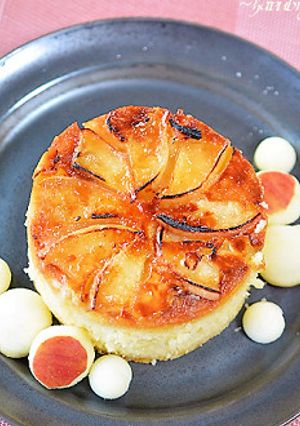 りんごのブリュレ仕立てのホットケーキ♪-レシピのメイン写真