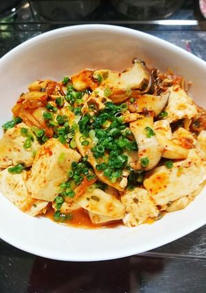 美味！簡単！キムチの麻婆豆腐風〜♪-レシピのメイン写真