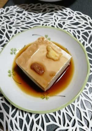 梅肉生姜チューブのせ冷ややっこ-レシピのメイン写真