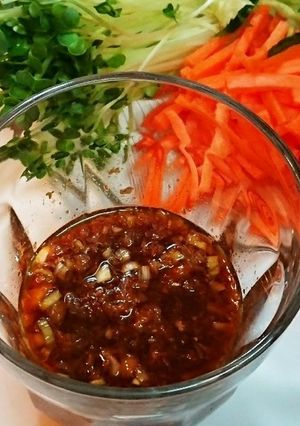梅醤油ドレッシング-レシピのメイン写真