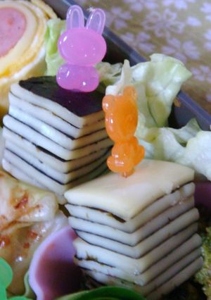 ✿お弁当に♪海苔チ~キューブ✿-レシピのメイン写真