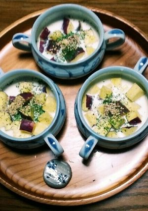 薩摩芋(ジャガイモ・南瓜)のミルクスープ-レシピのメイン写真