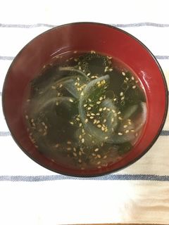 ごま油たっぷり☆わかめスープ-レシピのメイン写真