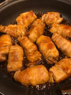 豚バラとレンコンの肉巻き-レシピのメイン写真
