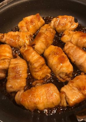豚バラとレンコンの肉巻き-レシピのメイン写真
