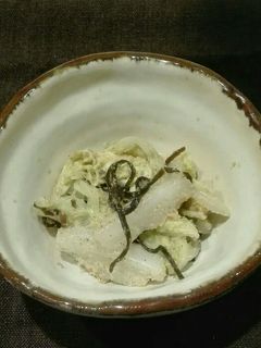減塩 簡単!!塩昆布入りごま和え-レシピのメイン写真