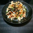 ツナと椎茸とほうれん草の和風パスタ