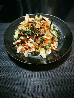 ツナと椎茸とほうれん草の和風パスタ-レシピのメイン写真