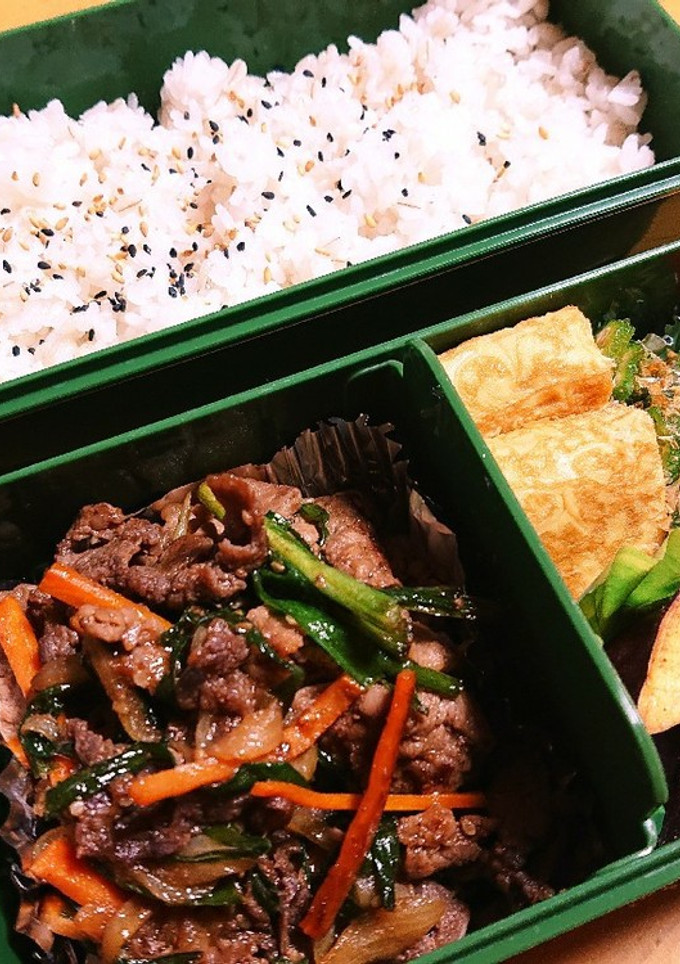 中学男子のお弁当(簡単に)-レシピのメイン写真