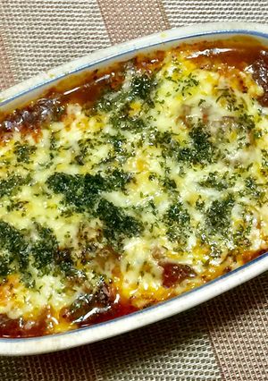 手抜き・ビーフシチュー残りでナスグラタン-レシピのメイン写真