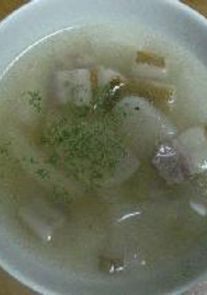 ベーコンとかぶの体にやさし～いスープ-レシピのメイン写真