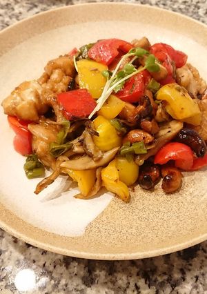 パプリカで！鶏肉カシューナッツ炒め-レシピのメイン写真