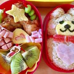 รูปของ キャラ弁当★くまさん