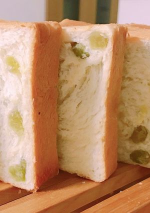うぐいす豆の角食パン-レシピのメイン写真
