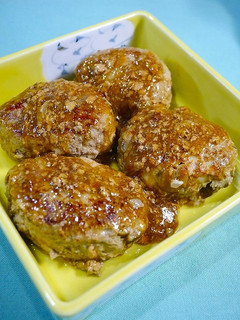 簡単!栗としめじの秋ハンバーグ-レシピのメイン写真
