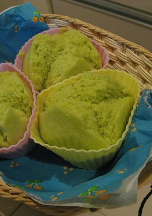 栄養満点☀青汁蒸しパン-レシピのメイン写真