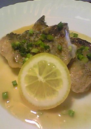 白身魚のムニエル　レモンソース-レシピのメイン写真