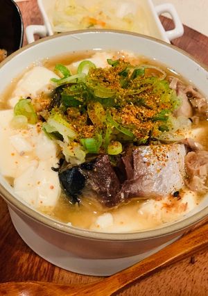 レンジで簡単♪ヘルシーさば缶豆腐-レシピのメイン写真