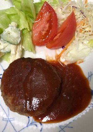 ハンバーグ-レシピのメイン写真
